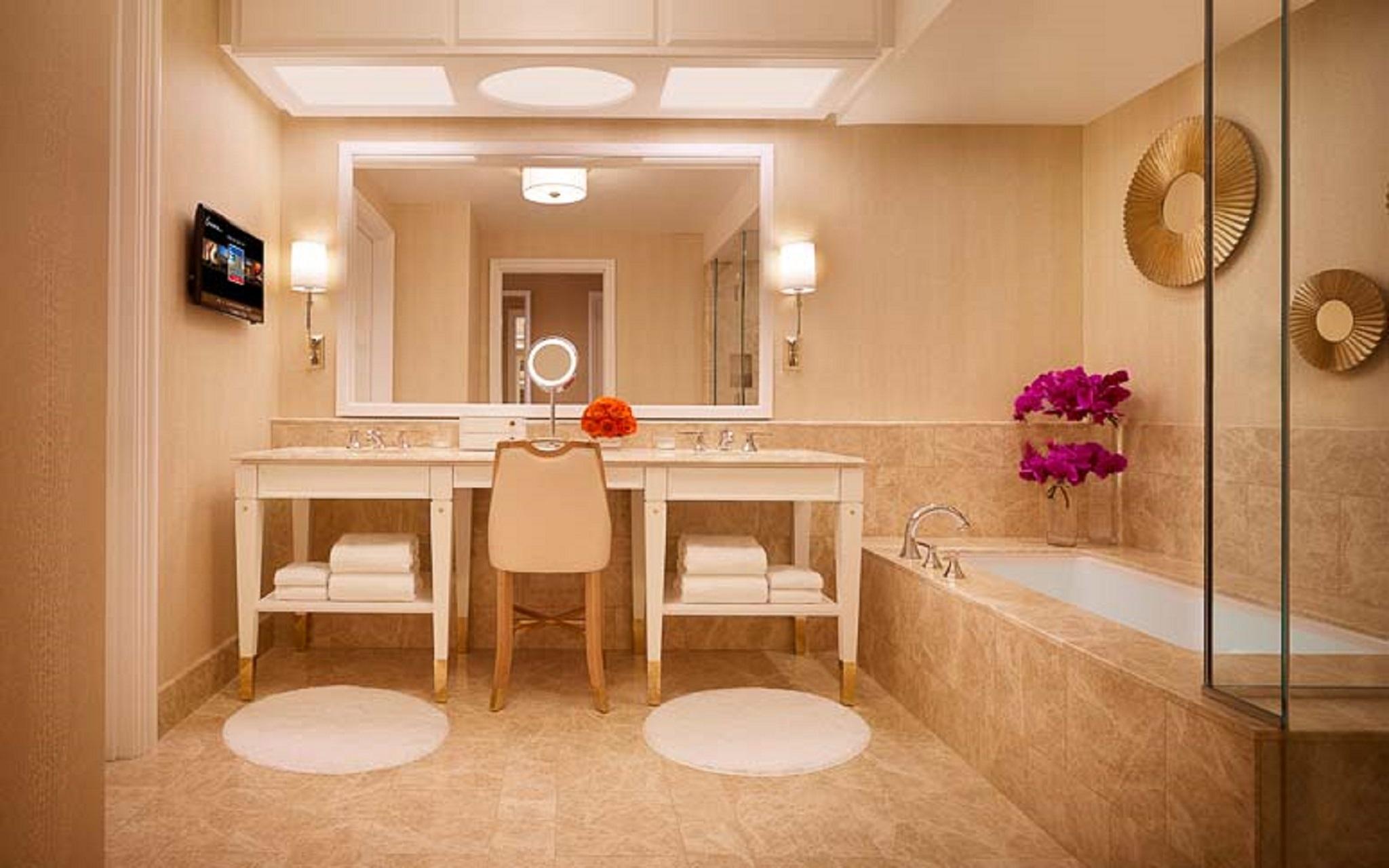 Encore Boston Harbor Everett Exteriör bild Bathroom