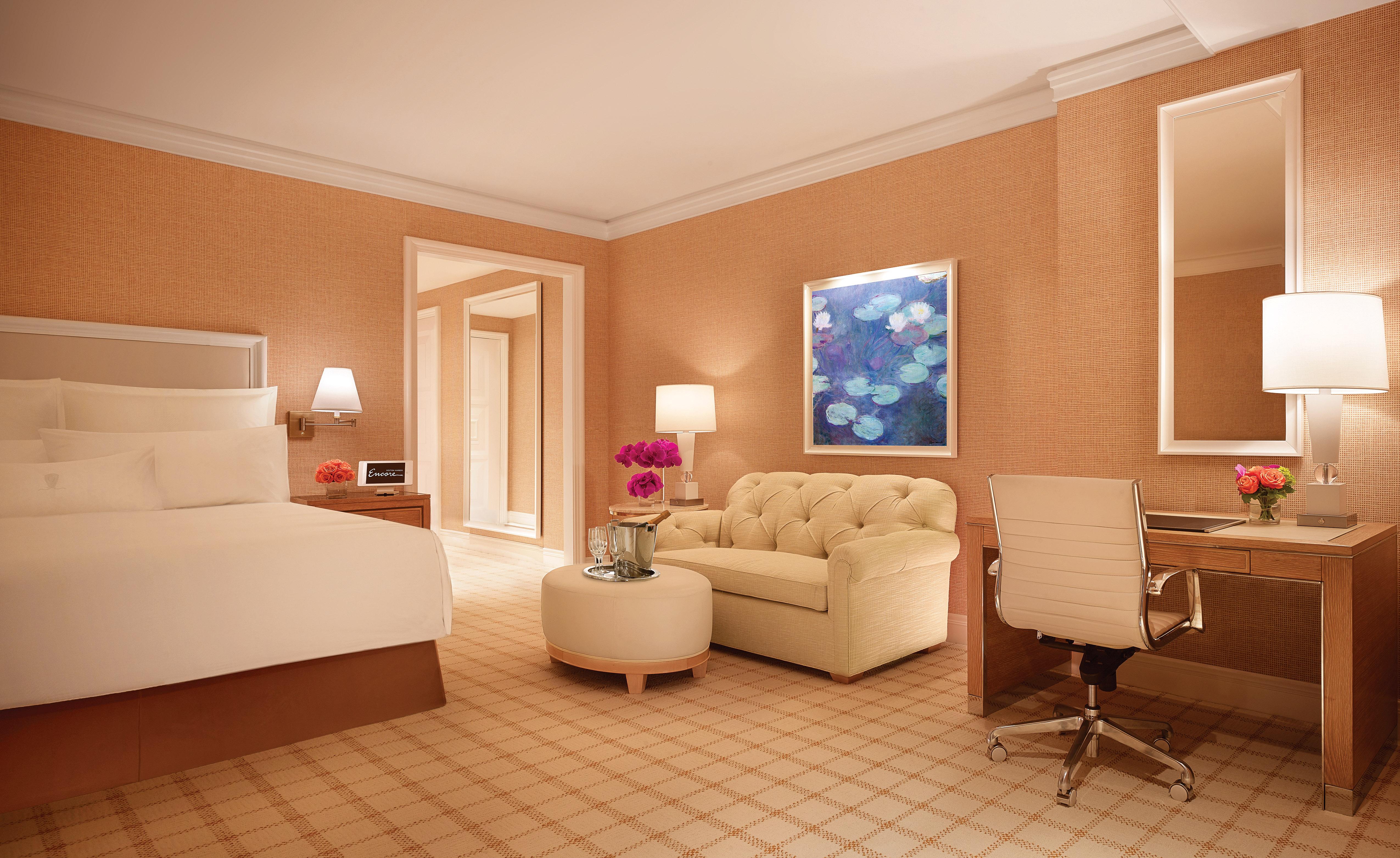 Encore Boston Harbor Everett Exteriör bild A guest room at Encore