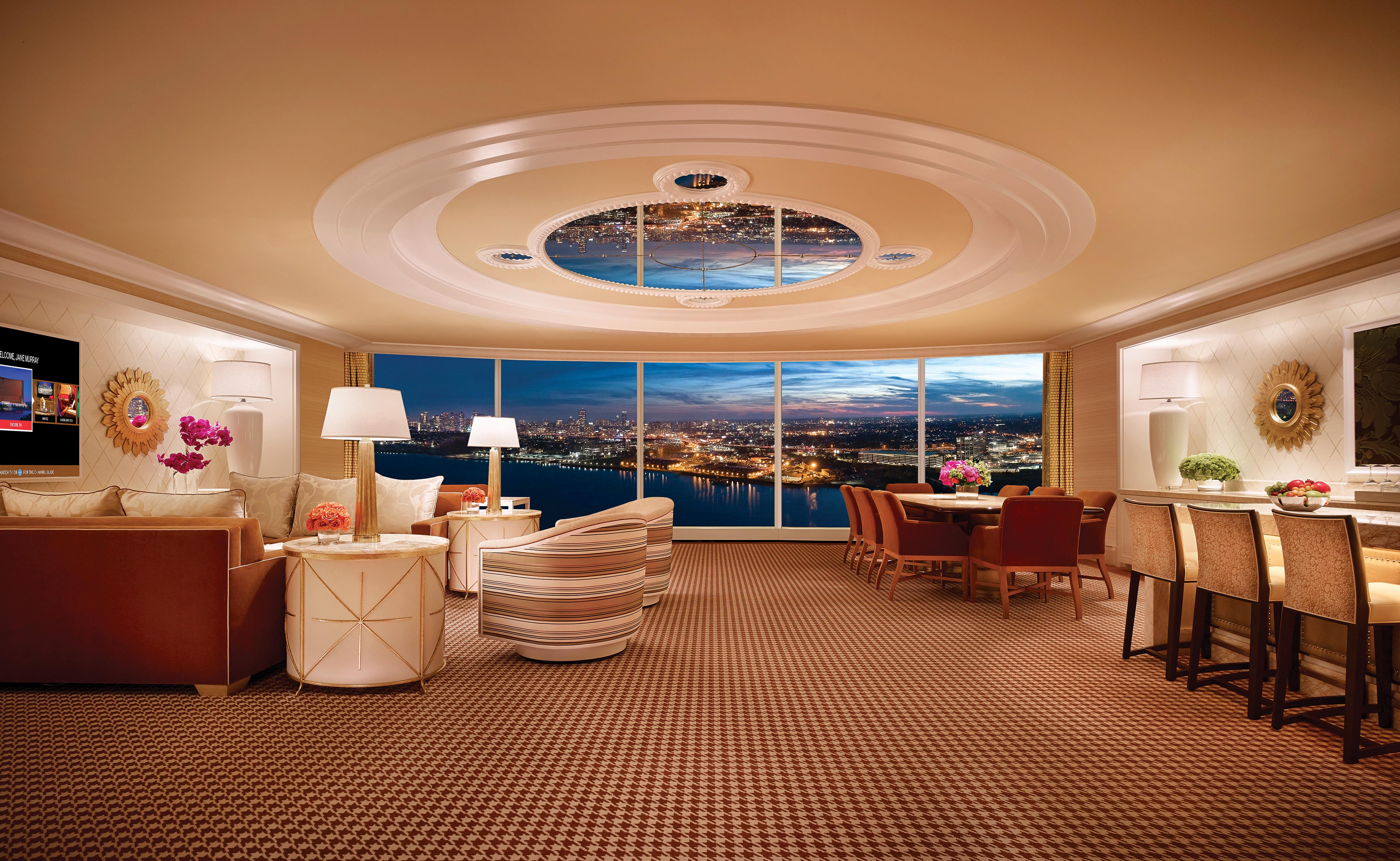 Encore Boston Harbor Everett Exteriör bild The interior of a suite at Wynn