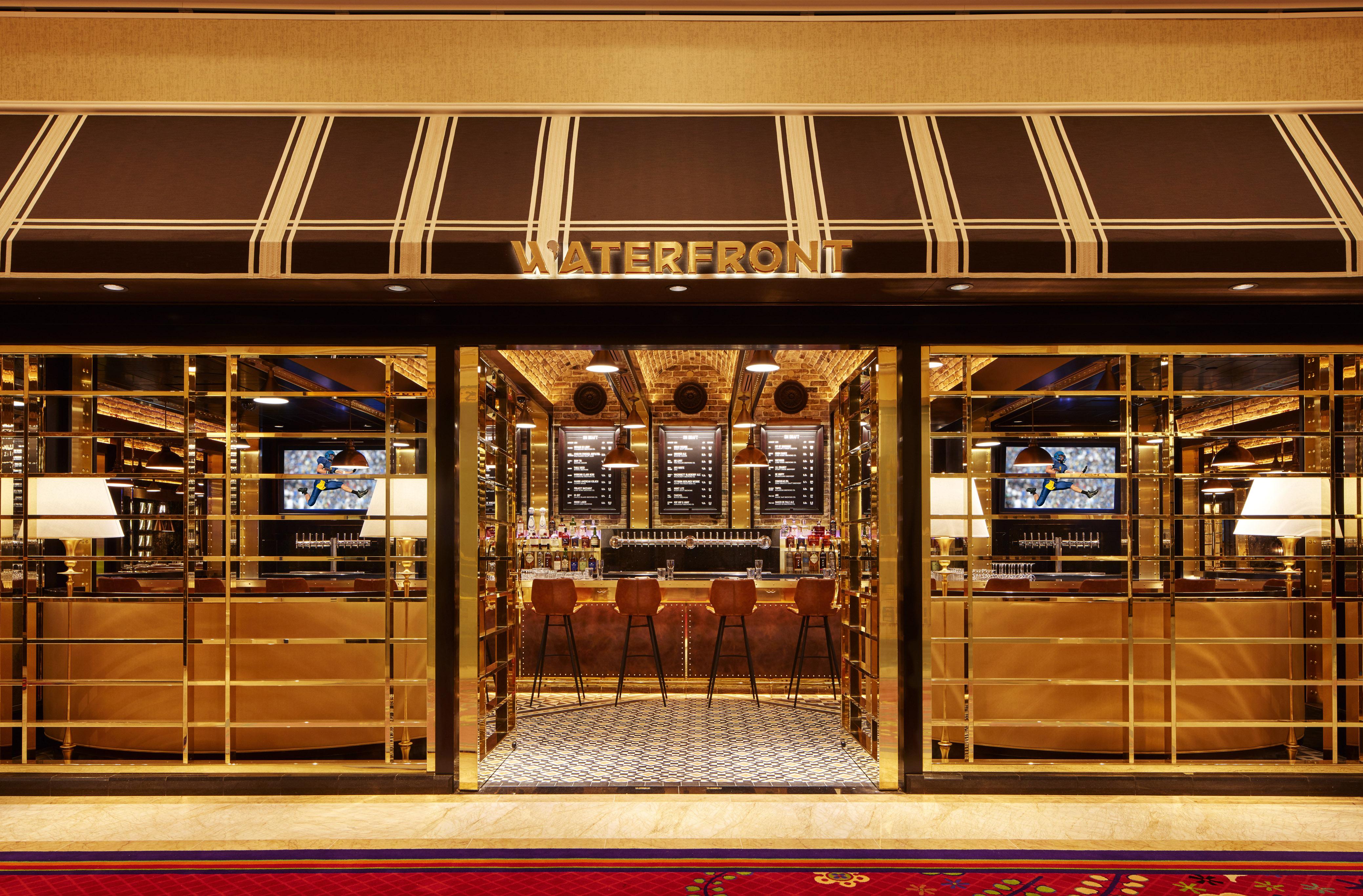 Encore Boston Harbor Everett Exteriör bild Waterfront Bar